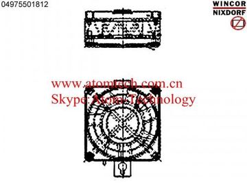 China ATM parts ATM machine atm machine  04975501812 Door Fan Assy 2050XE supplier