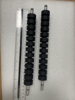 BV Shaft rubber rollers length 23.8CM, 13 Rollers used in Wincor Banknote move cwaa part number 1750249443/ 1750150249 supplier